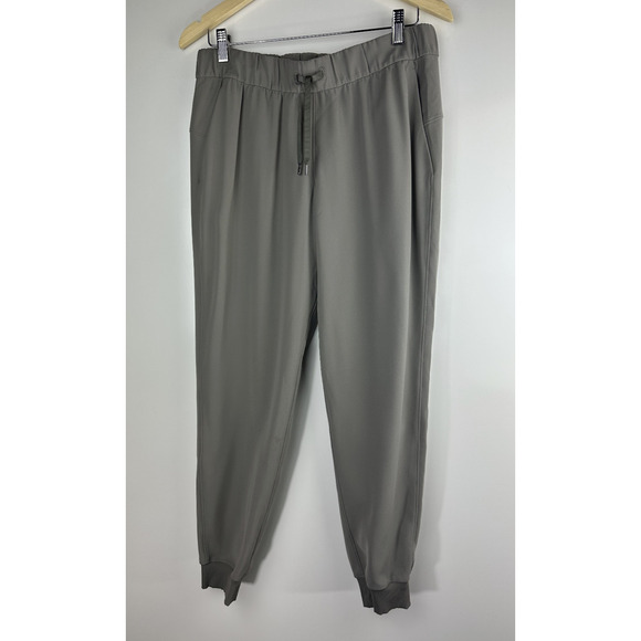 Lululemon On The Fly Jogger Pant Woven 28" Grey W5bzds Women's Size 8 *Flawed - Picture 2 of 16
